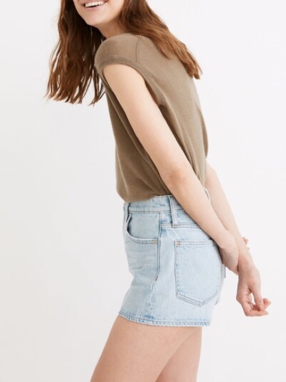 Madewell perfect Jean short in Allanford wash